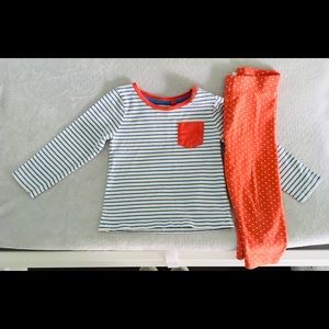 Mini Boden Play Set - T Shirt + Leggings
